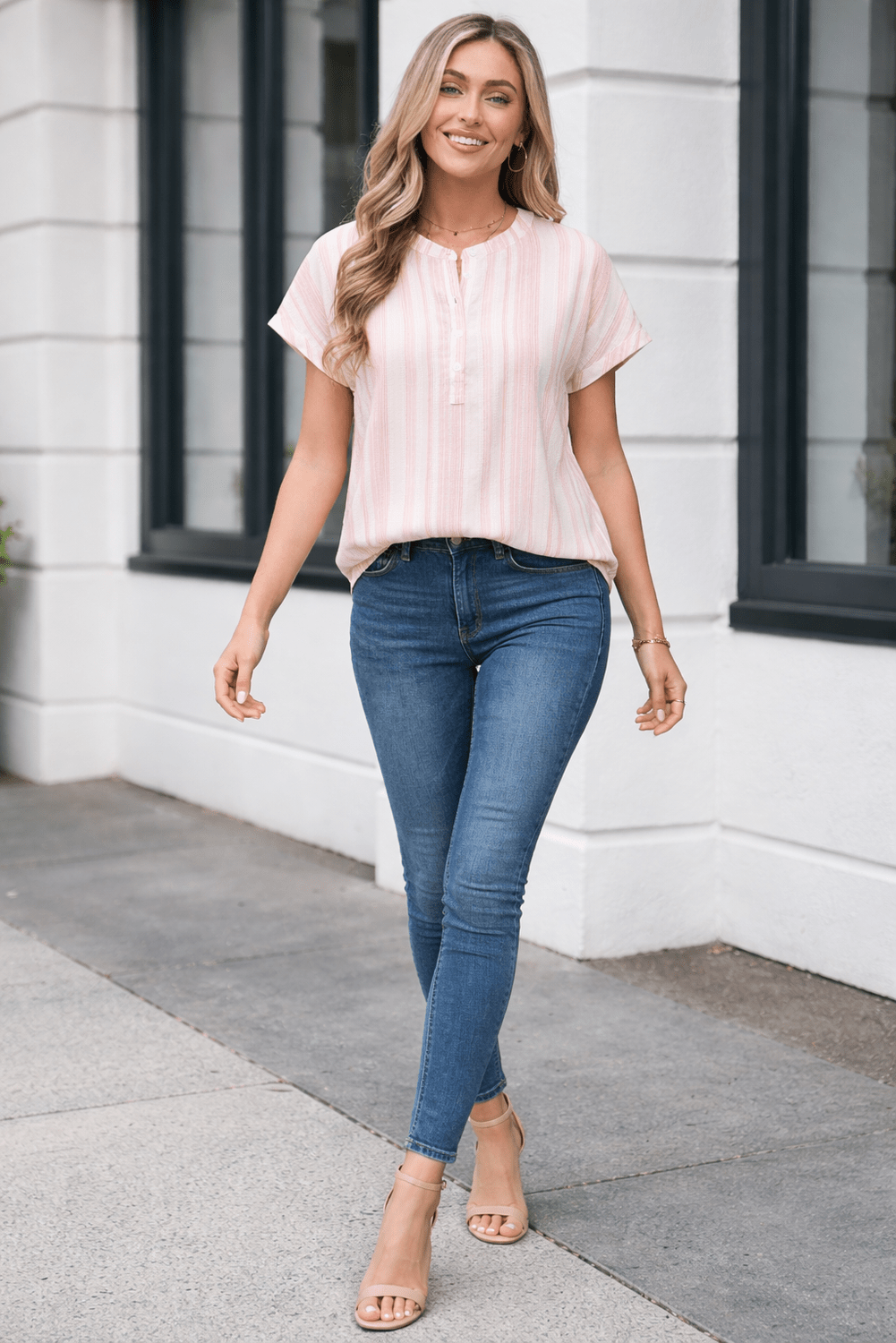 Kelly Short Sleeve Casual Blouse - Hello Beautiful BoutiqueBlouses & ShirtsThreaded Pear