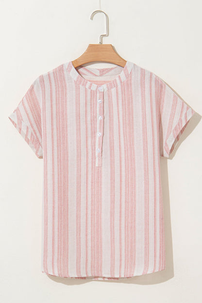 Kelly Short Sleeve Casual Blouse - Hello Beautiful BoutiqueBlouses & ShirtsThreaded Pear
