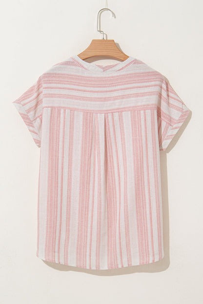 Kelly Short Sleeve Casual Blouse - Hello Beautiful BoutiqueBlouses & ShirtsThreaded Pear