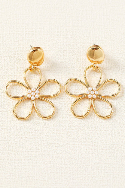 Kendall Pearl Decor Stud Earrings - Hello Beautiful BoutiqueJewelryThreaded Pear