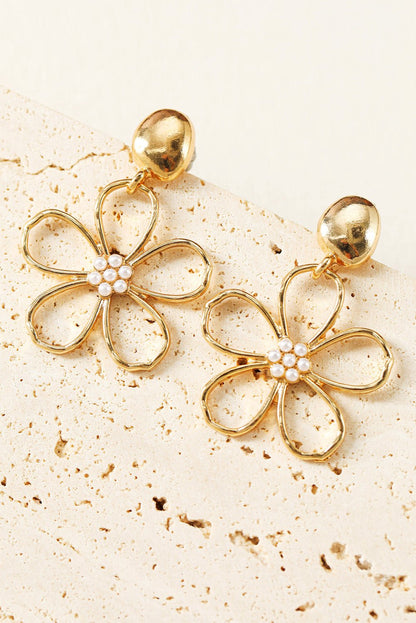 Kendall Pearl Decor Stud Earrings - Hello Beautiful BoutiqueJewelryThreaded Pear