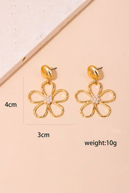 Kendall Pearl Decor Stud Earrings - Hello Beautiful BoutiqueJewelryThreaded Pear