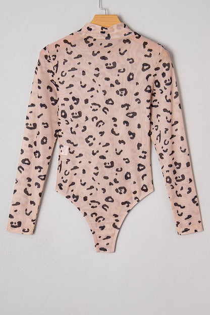 Kenna Mesh Long Sleeve Bodysuit - Hello Beautiful BoutiqueBodysuitsThreaded Pear