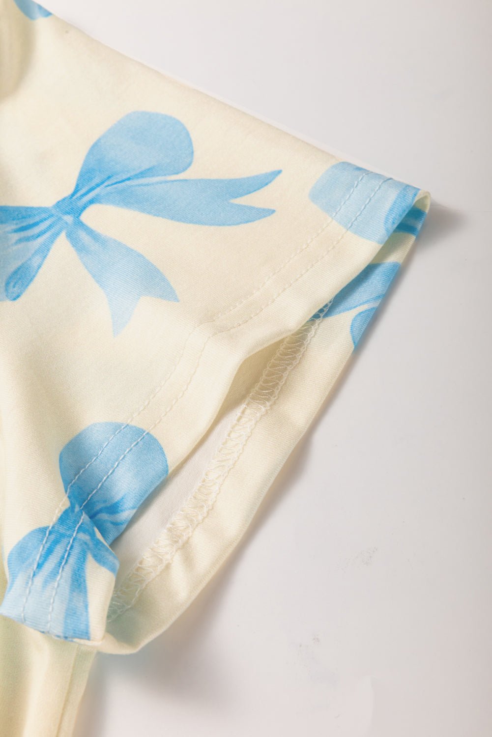 Kenna Printed Short Sleeve Shirt - Hello Beautiful BoutiqueSleepwearThreaded Pear