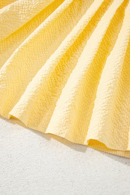 Kenzie Notched Pleated Tank Top - Hello Beautiful BoutiqueTank TopsThreaded Pear