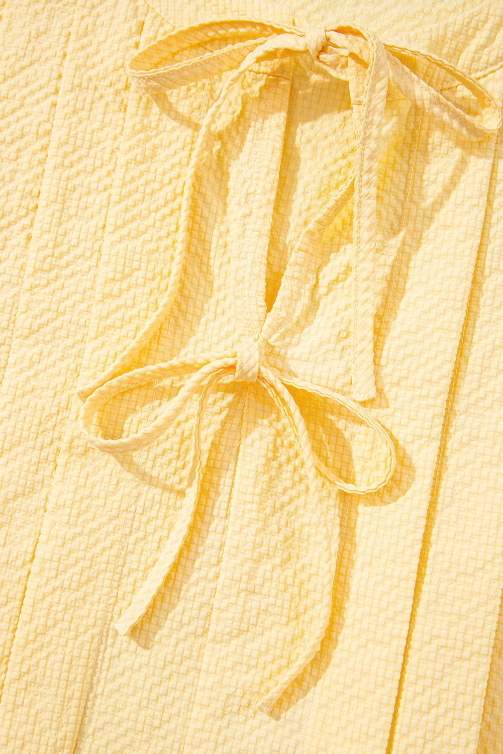 Kenzie Notched Pleated Tank Top - Hello Beautiful BoutiqueTank TopsThreaded Pear