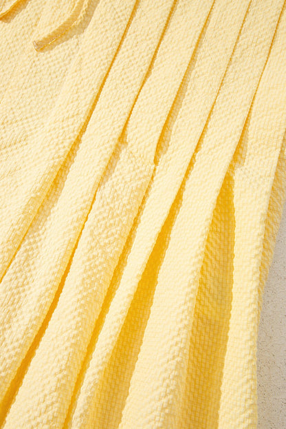 Kenzie Notched Pleated Tank Top - Hello Beautiful BoutiqueTank TopsThreaded Pear