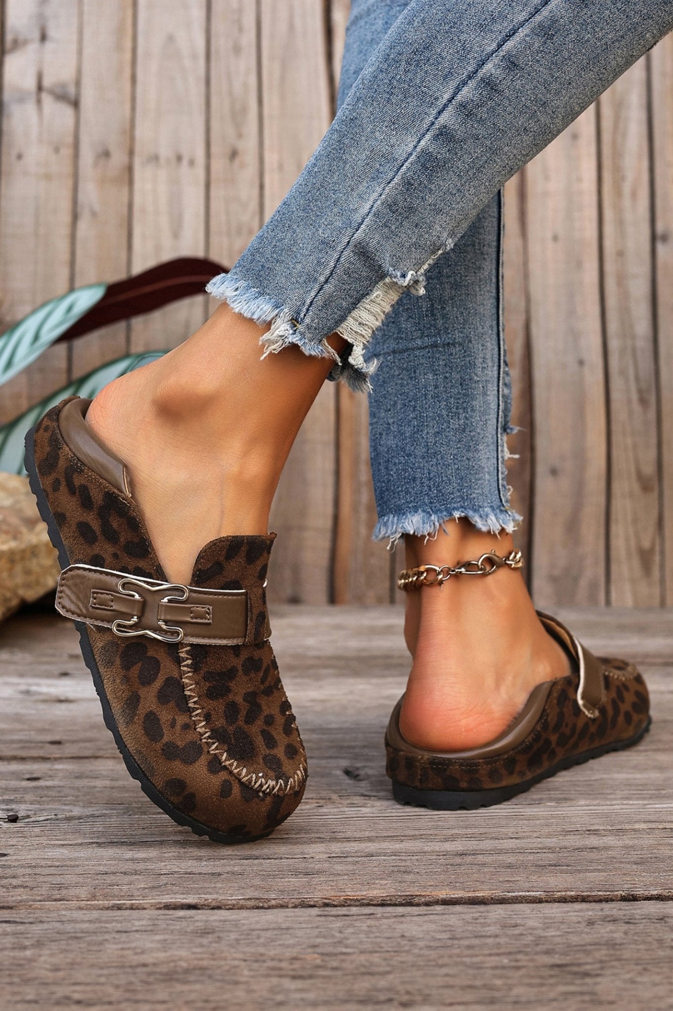 Keziah Buckle Slip On Shoes - Hello Beautiful BoutiqueWomens ShoesThreaded Pear