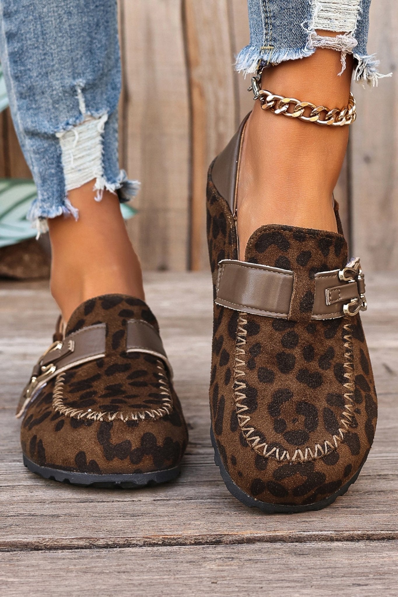 Keziah Buckle Slip On Shoes - Hello Beautiful BoutiqueWomens ShoesThreaded Pear