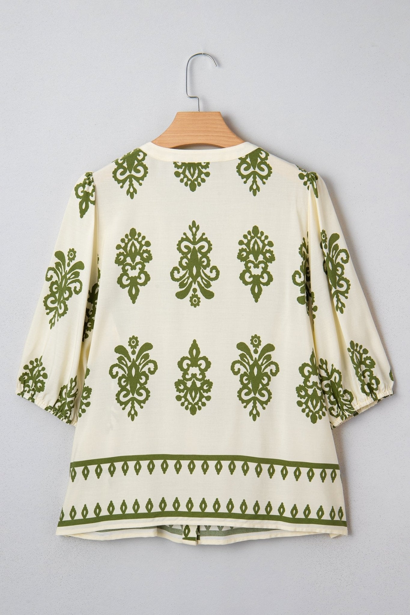 Keziah Puffy Half Sleeve Shirt - Hello Beautiful BoutiqueBlouses & ShirtsThreaded Pear