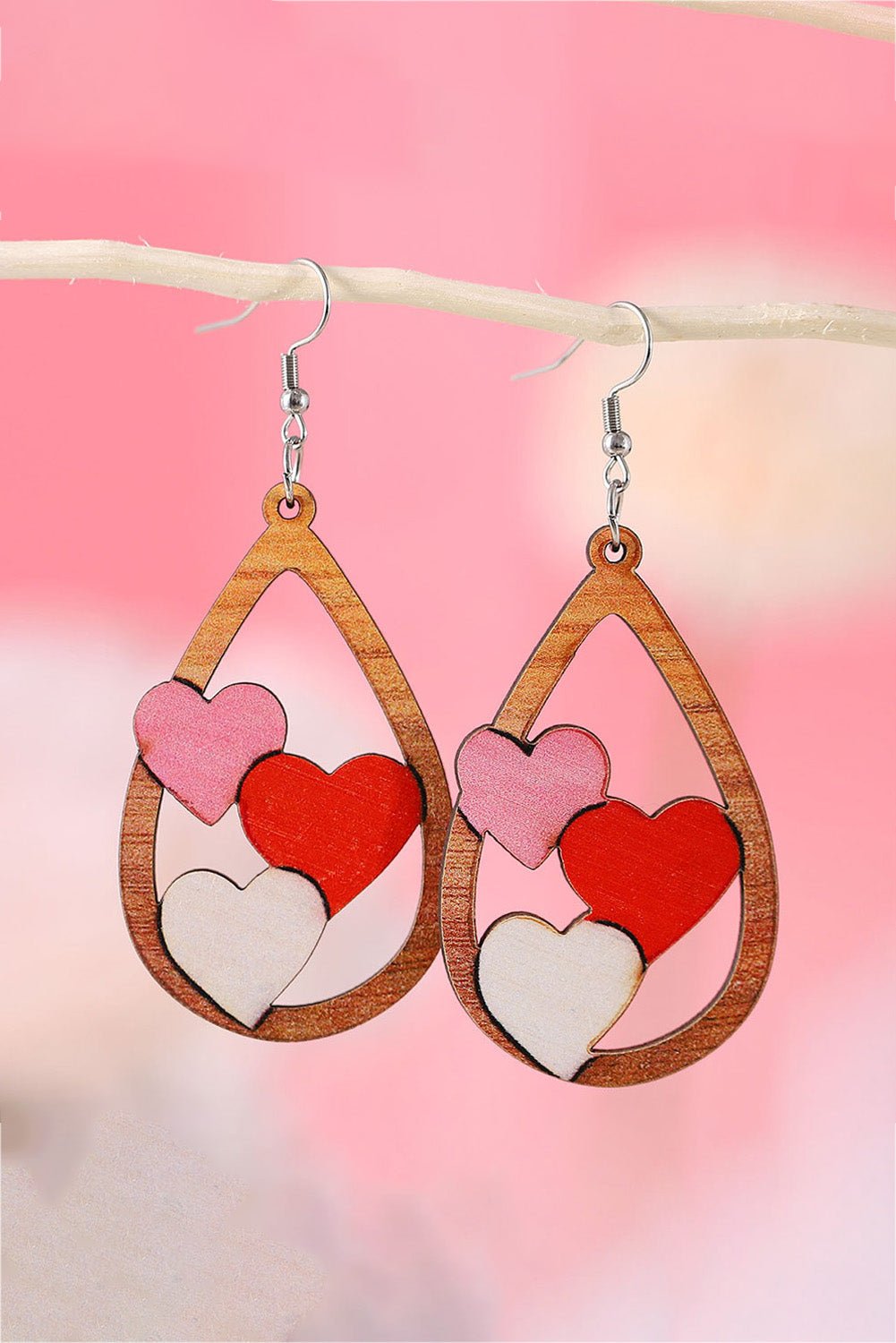 Khalani insert Water Drop Earrings - Hello Beautiful BoutiqueJewelryThreaded Pear