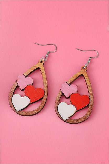 Khalani insert Water Drop Earrings - Hello Beautiful BoutiqueJewelryThreaded Pear