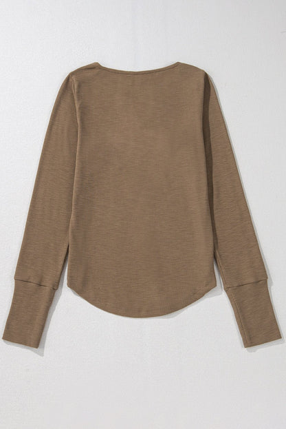 Khaleesi anglaise Broider Ribbed Long Sleeve Top - Hello Beautiful BoutiqueLong Sleeve TopsThreaded Pear