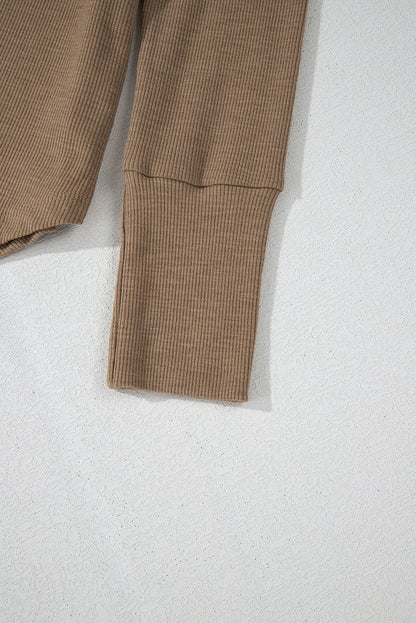 Khaleesi anglaise Broider Ribbed Long Sleeve Top - Hello Beautiful BoutiqueLong Sleeve TopsThreaded Pear