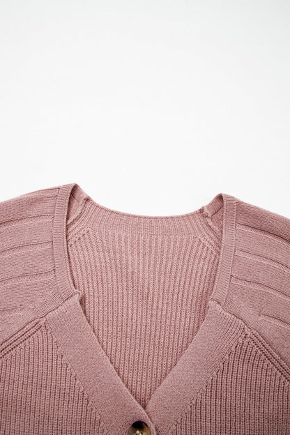 Khloe Mixed Texture Knit Sweater - Hello Beautiful BoutiqueCardigansThreaded Pear