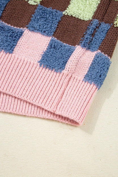 Kiara Pattern Front Cardigan Sweater - Hello Beautiful BoutiqueCardigansThreaded Pear