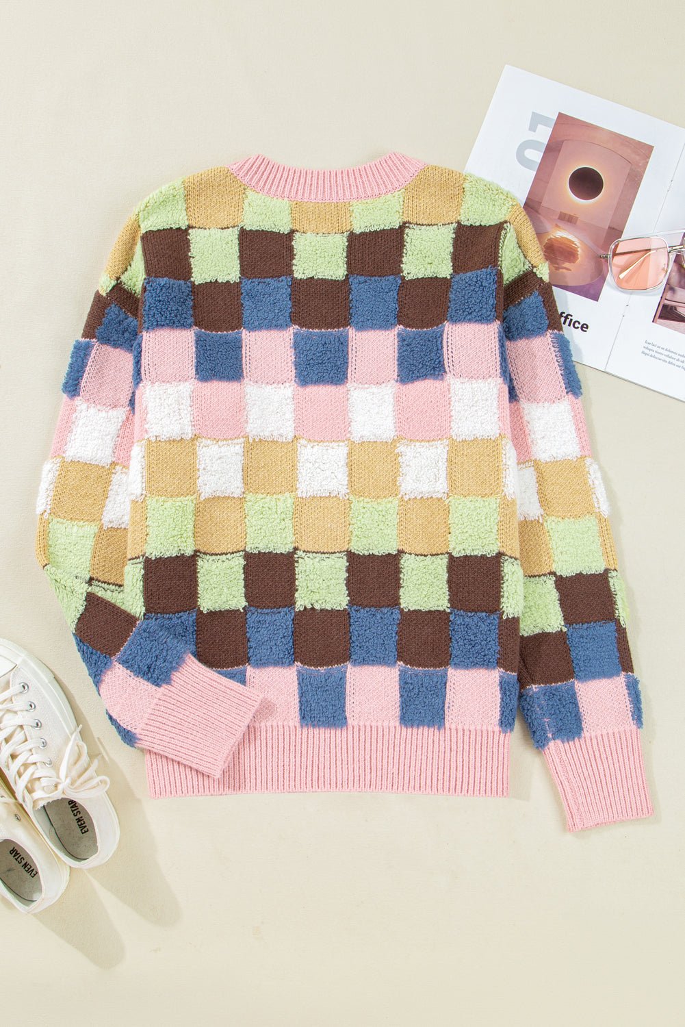 Kiara Pattern Front Cardigan Sweater - Hello Beautiful BoutiqueCardigansThreaded Pear