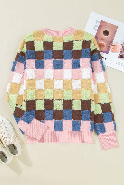 Kiara Pattern Front Cardigan Sweater - Hello Beautiful BoutiqueCardigansThreaded Pear
