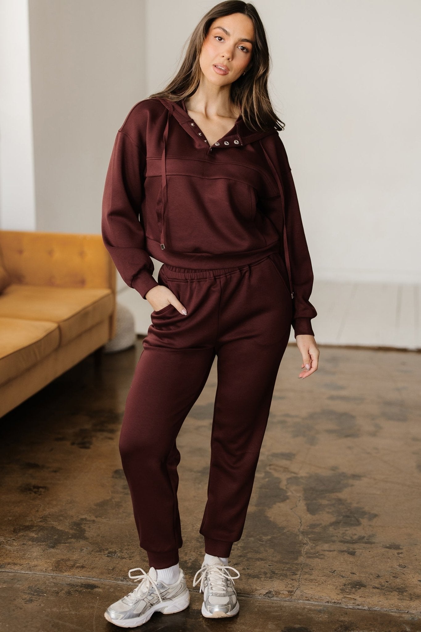 Kimberly Hoodie Jogger 2pcs Set - Hello Beautiful BoutiquePant SetsThreaded Pear