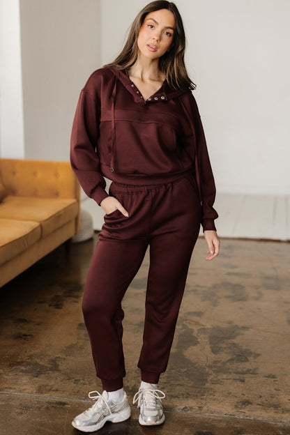 Kimberly Hoodie Jogger 2pcs Set - Hello Beautiful BoutiquePant SetsThreaded Pear