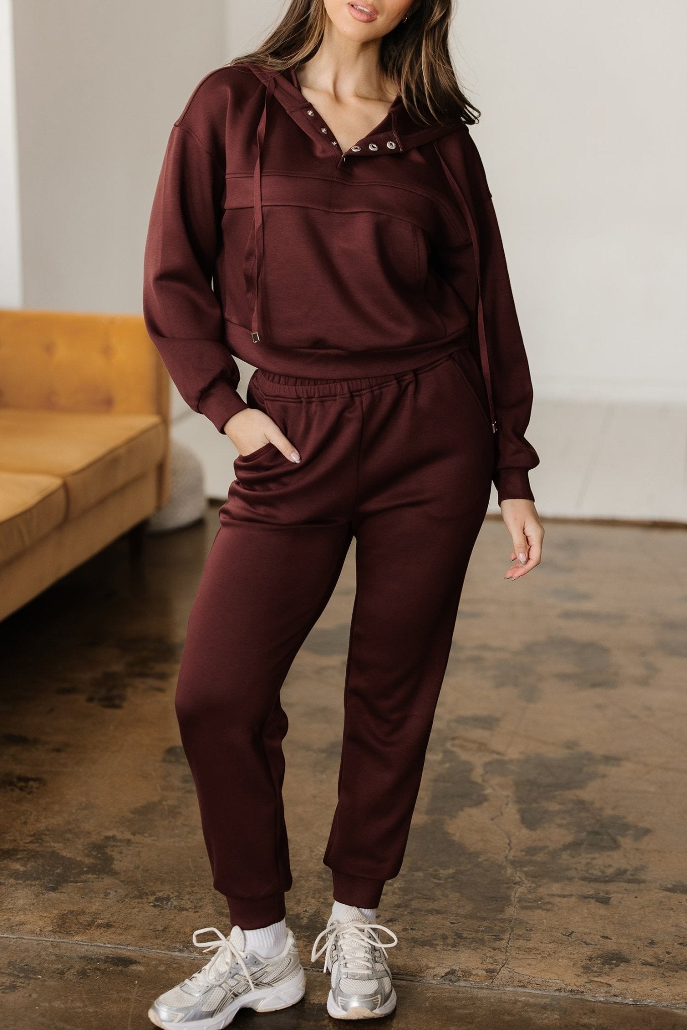Kimberly Hoodie Jogger 2pcs Set - Hello Beautiful BoutiquePant SetsThreaded Pear