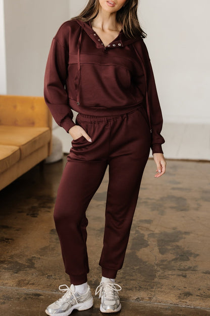 Kimberly Hoodie Jogger 2pcs Set - Hello Beautiful BoutiquePant SetsThreaded Pear