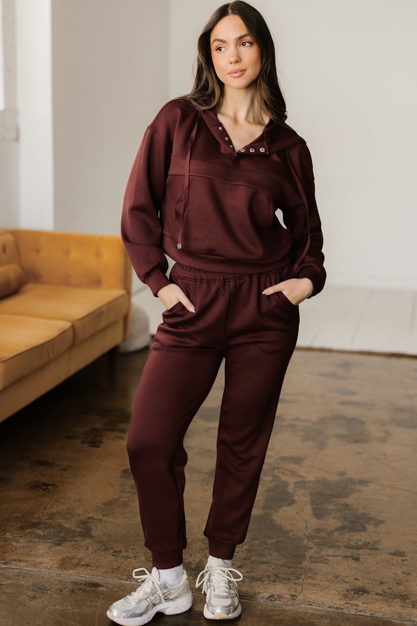 Kimberly Hoodie Jogger 2pcs Set - Hello Beautiful BoutiquePant SetsThreaded Pear