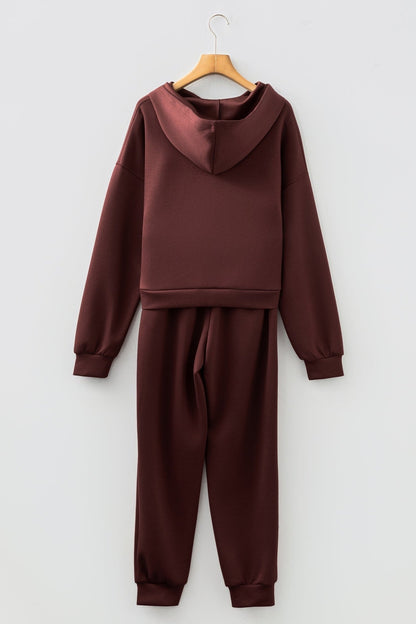 Kimberly Hoodie Jogger 2pcs Set - Hello Beautiful BoutiquePant SetsThreaded Pear