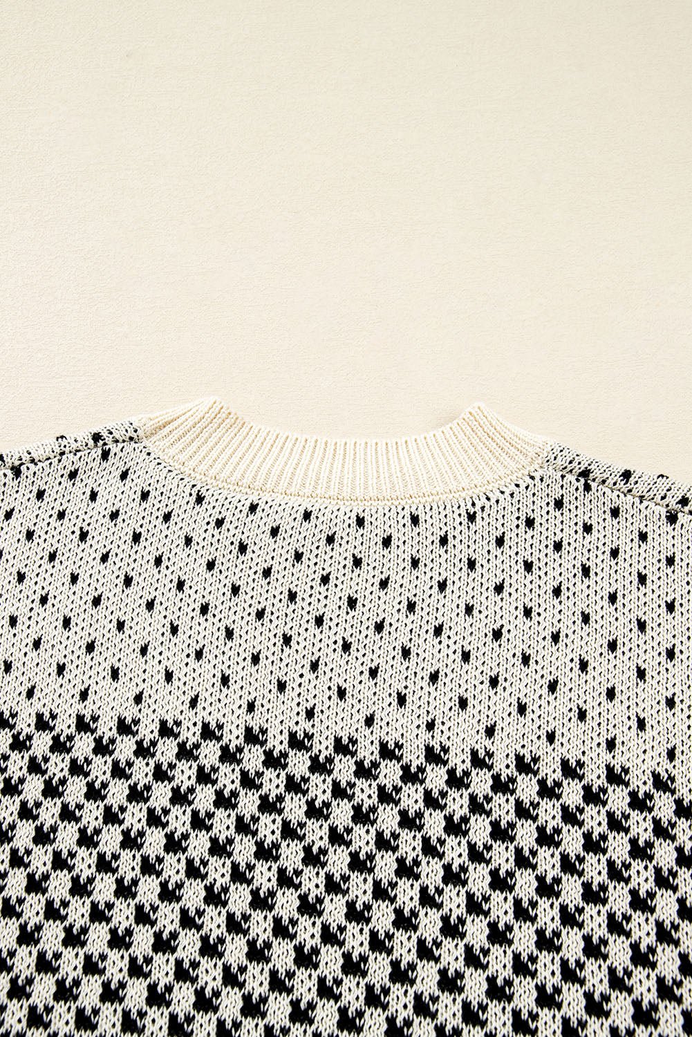 Kinley Pattern Lantern Sleeve Sweater - Hello Beautiful BoutiqueSweatersThreaded Pear