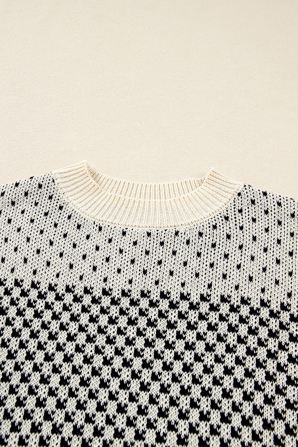 Kinley Pattern Lantern Sleeve Sweater - Hello Beautiful BoutiqueSweatersThreaded Pear