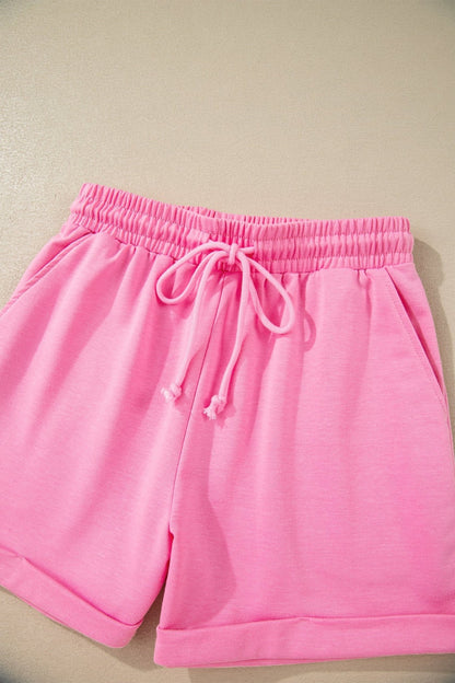 Kinsley Bonbon Collared Tee - Hello Beautiful BoutiqueShort SetsThreaded Pear