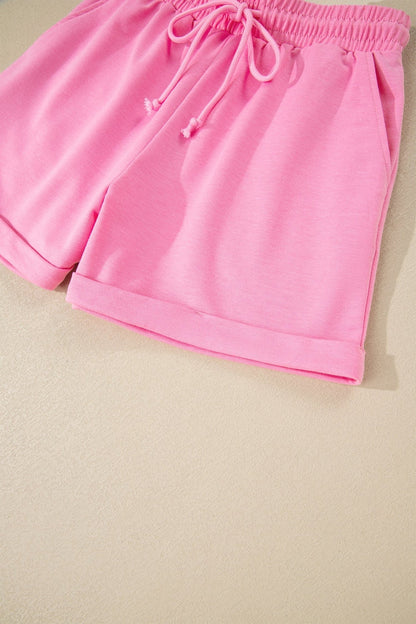 Kinsley Bonbon Collared Tee - Hello Beautiful BoutiqueShort SetsThreaded Pear