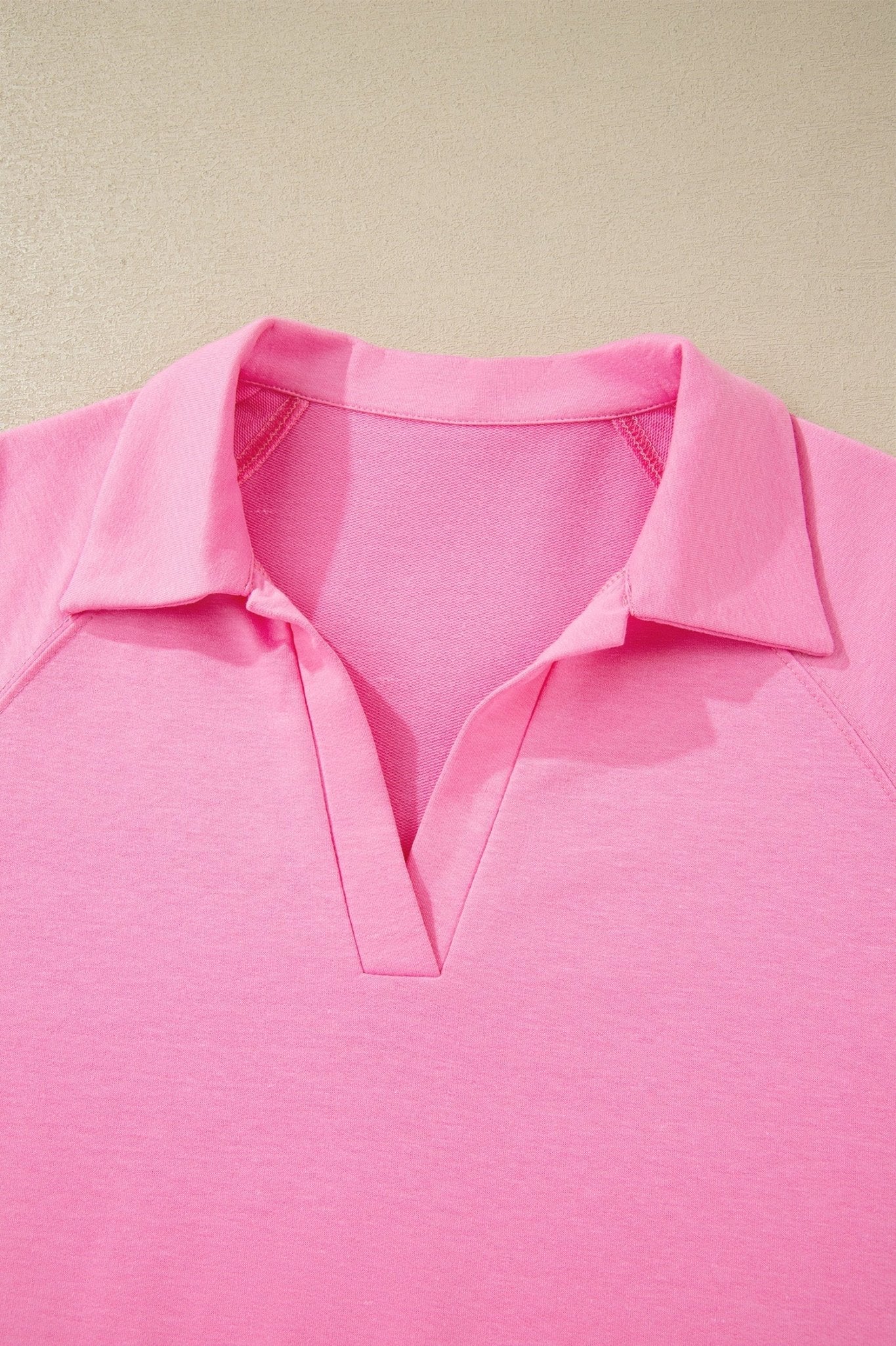 Kinsley Bonbon Collared Tee - Hello Beautiful BoutiqueShort SetsThreaded Pear