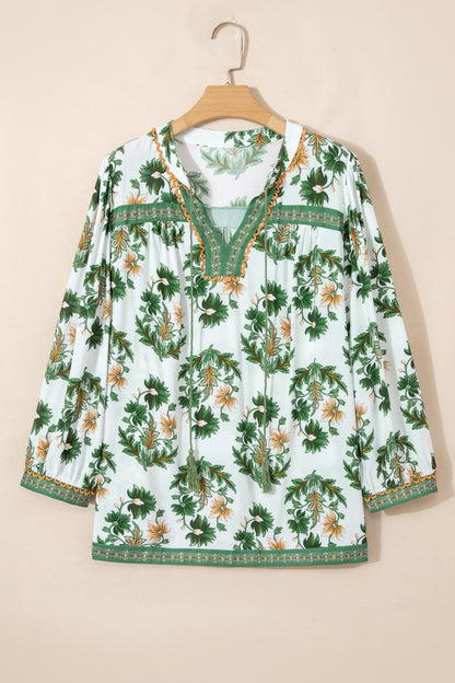 Kira 3 4 Sleeve PLUS Blouse - Hello Beautiful BoutiquePlus Size Blouses & ShirtsThreaded Pear