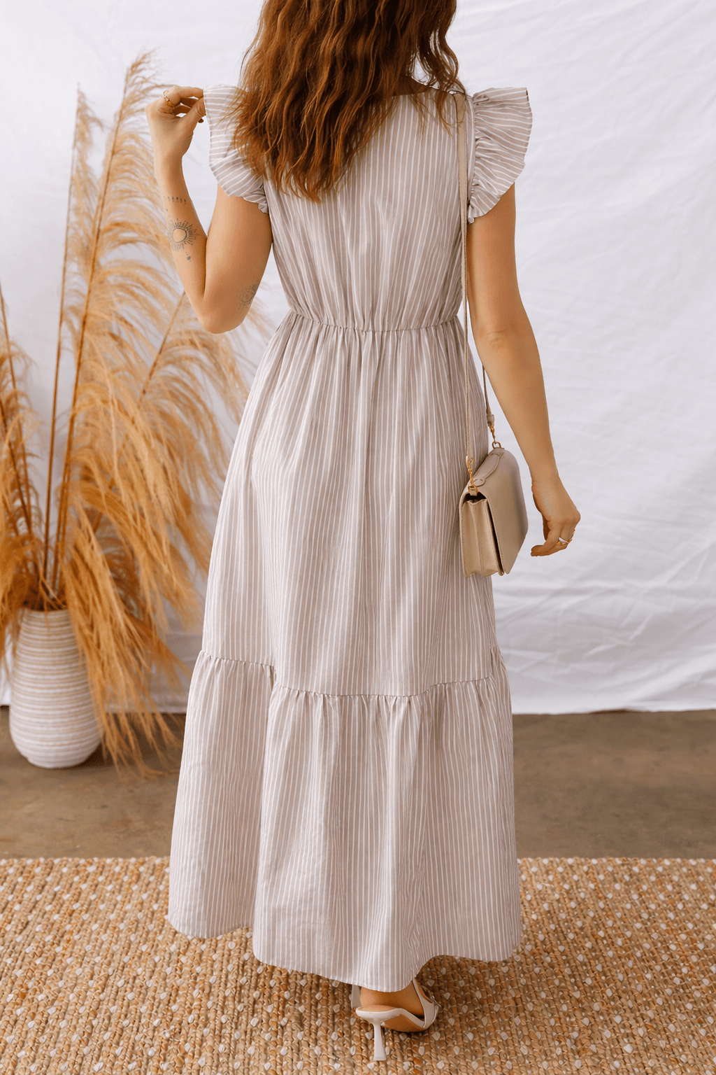 Kira Front Slit Maxi Dress - Hello Beautiful BoutiqueMaxi DressesThreaded Pear