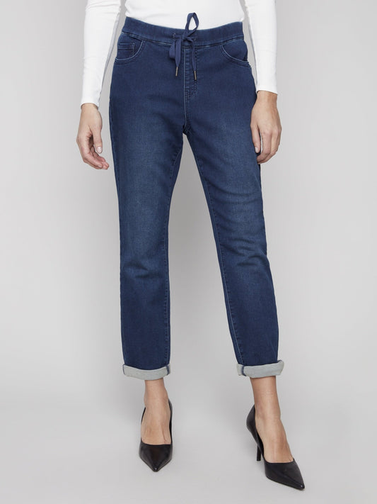 Knit Jogger Jean C5347 - Hello Beautiful BoutiqueJeansCharlie B