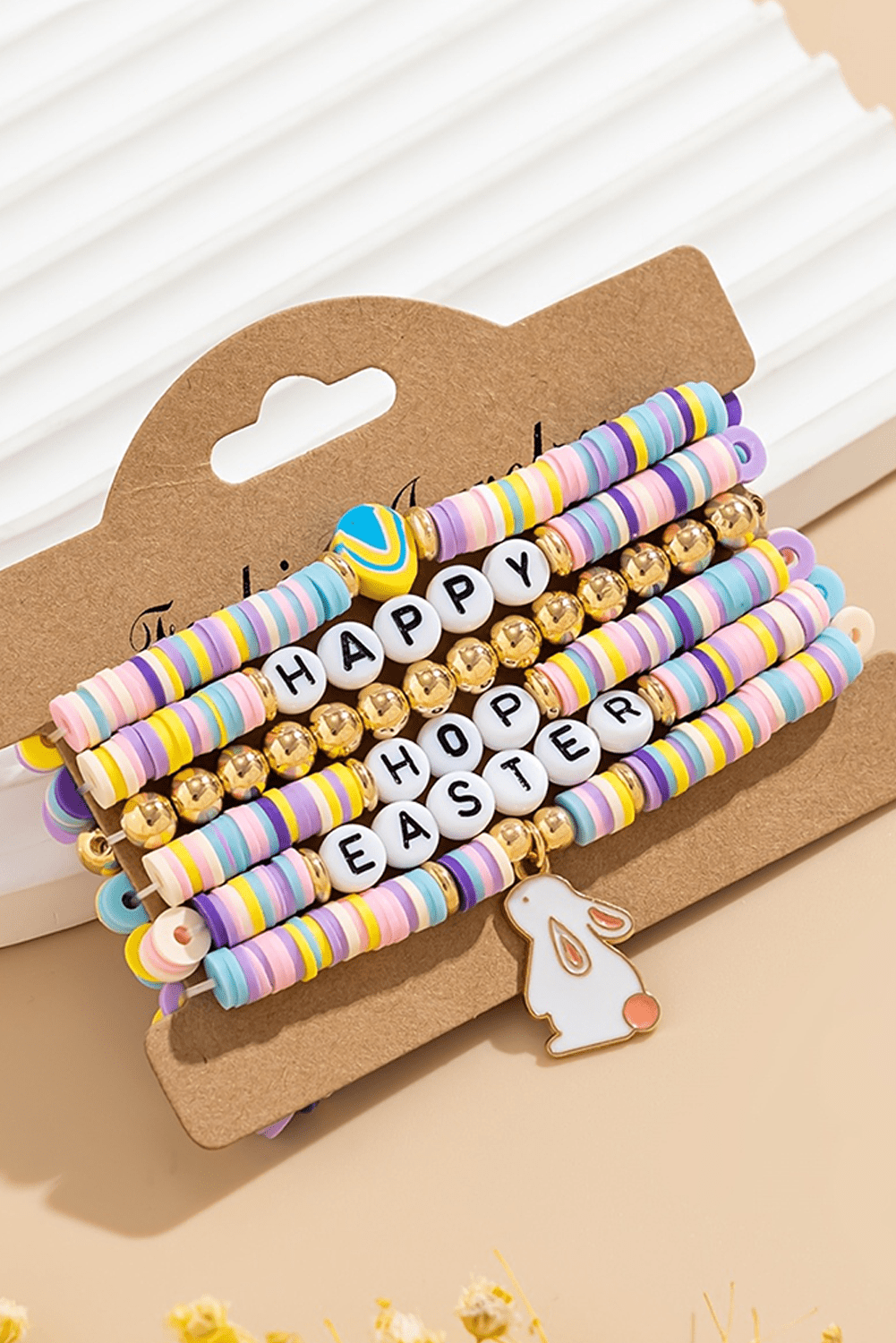 Kylee Beaded Elastic Layer Bracelet - Hello Beautiful BoutiqueJewelryThreaded Pear