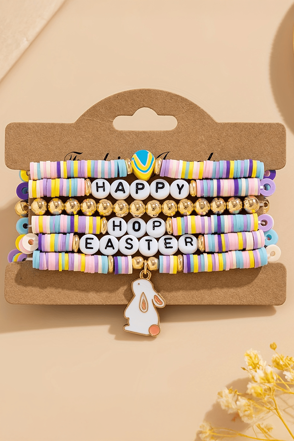 Kylee Beaded Elastic Layer Bracelet - Hello Beautiful BoutiqueJewelryThreaded Pear