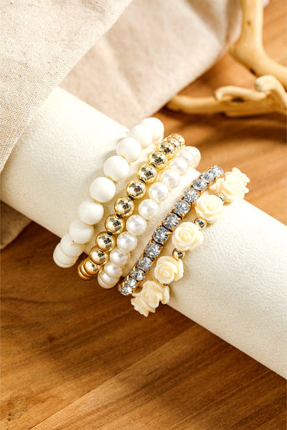 Kylie Beaded Layer Bracelet Set - Hello Beautiful BoutiqueJewelryThreaded Pear