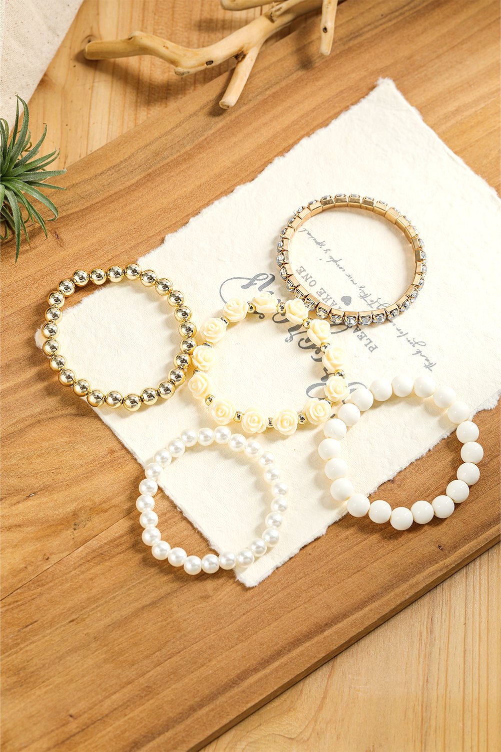 Kylie Beaded Layer Bracelet Set - Hello Beautiful BoutiqueJewelryThreaded Pear