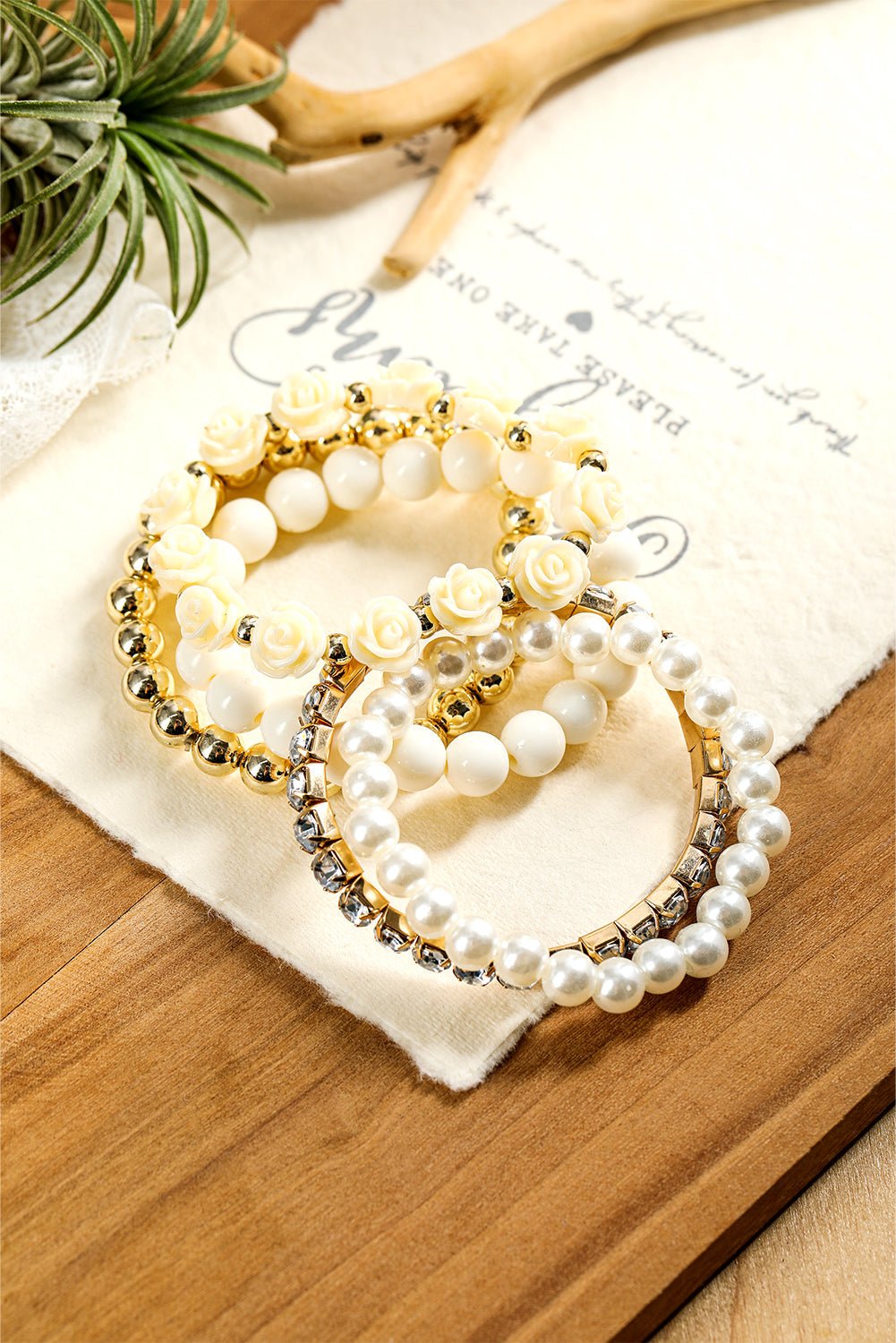 Kylie Beaded Layer Bracelet Set - Hello Beautiful BoutiqueJewelryThreaded Pear