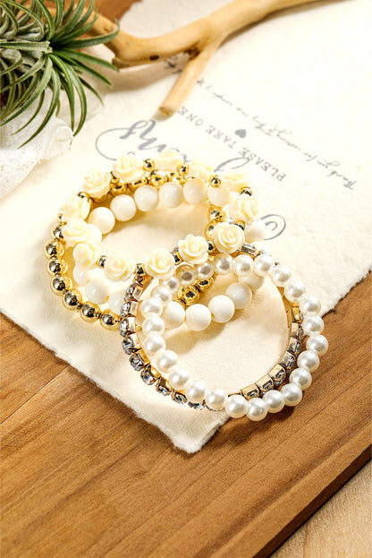 Kylie Beaded Layer Bracelet Set - Hello Beautiful BoutiqueJewelryThreaded Pear