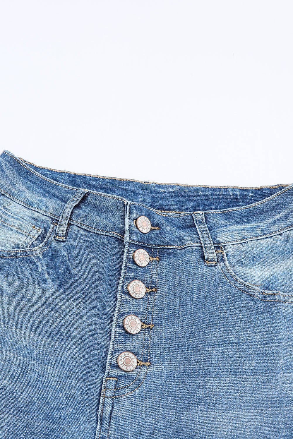 Kyra Waist Distressed Flared Jeans - Hello Beautiful Boutique30% OFFThreaded Pear