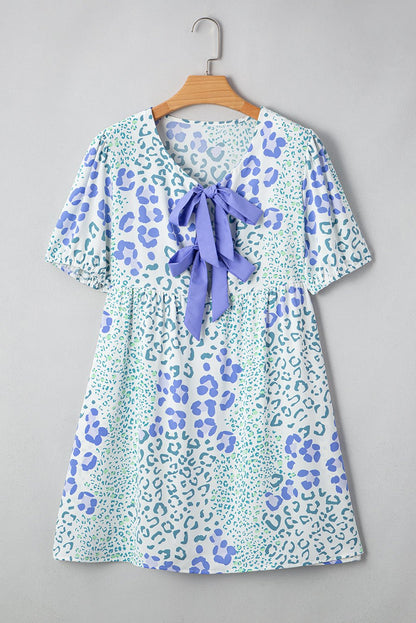Lacey Puff Sleeve Mini Dress - Hello Beautiful BoutiqueMini DressesThreaded Pear