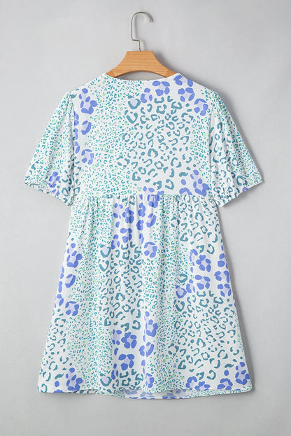 Lacey Puff Sleeve Mini Dress - Hello Beautiful BoutiqueMini DressesThreaded Pear