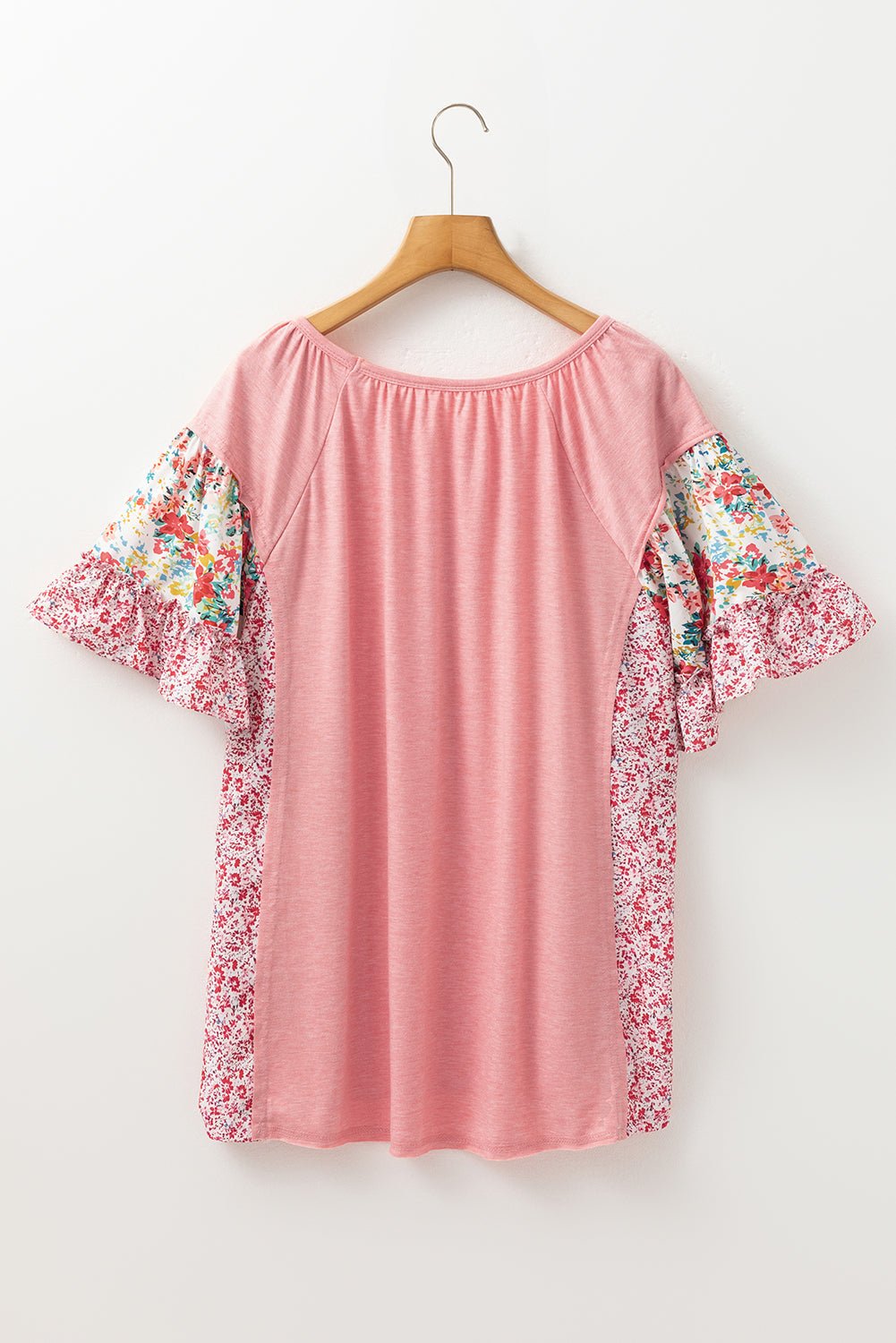 Lacey Ruffled Short Sleeve PLUS Blouse - Hello Beautiful BoutiquePlus Size Blouses & ShirtsThreaded Pear