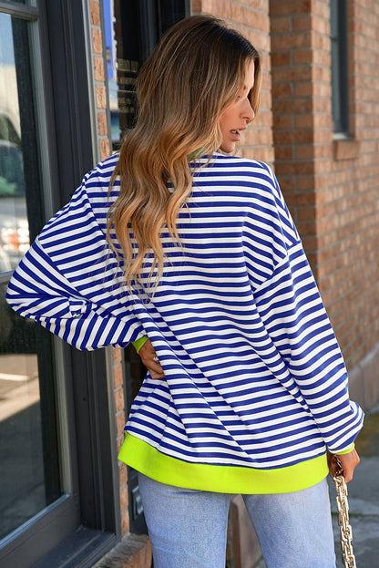 Lainey Drop Shoulder Baggy Sweatshirt - Hello Beautiful BoutiqueSweatshirts & HoodiesThreaded Pear