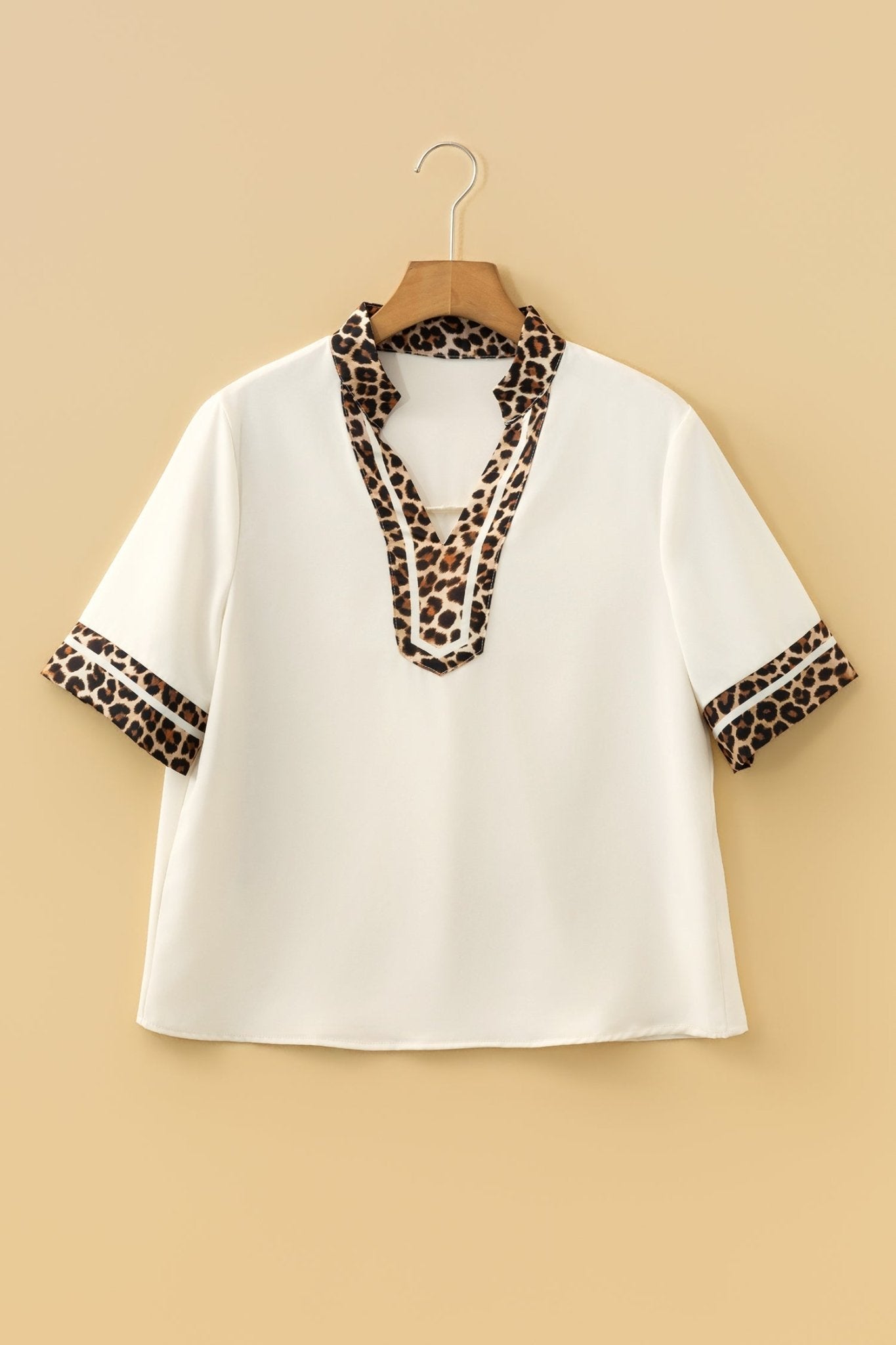 Lakelyn Trim Short Sleeve Blouse - Hello Beautiful BoutiqueBlouses & ShirtsThreaded Pear
