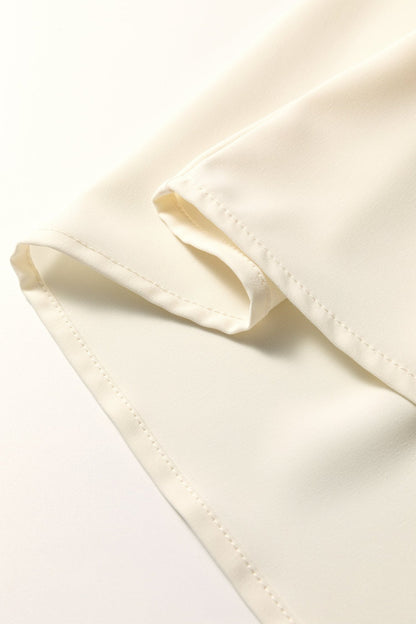 Lakelyn Trim Short Sleeve Blouse - Hello Beautiful BoutiqueBlouses & ShirtsThreaded Pear