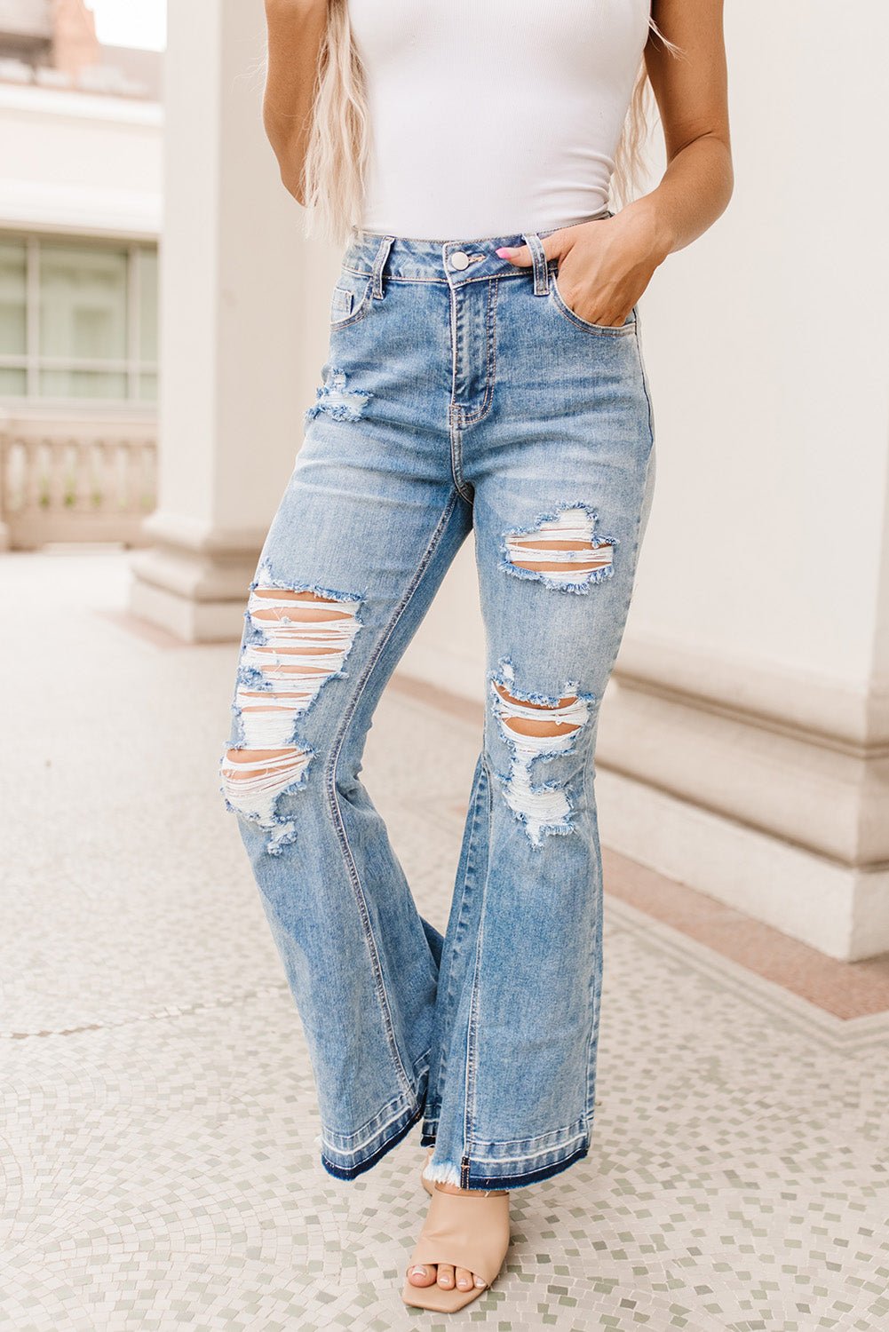 Lana High Rise Flare Jeans - Hello Beautiful Boutique20% OFFThreaded Pear